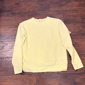 Yellow Bixby XL 14/16 Crewneck Sweatshirt NWT